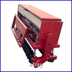 skid steer mounted seeder|seed drill for skid steer.